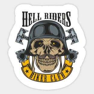 Hell Riders Sticker